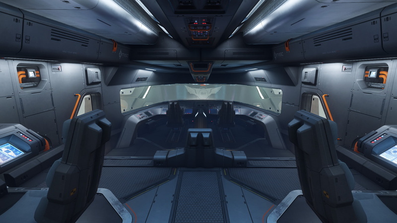 mode of transportation, indoors, transportation, land vehicle, air vehicle, control panel, vehicle interior, symmetry, star citizen video games misc starfarer