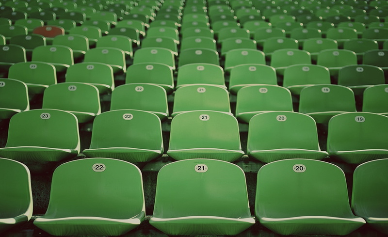 repetition, order, large group of objects, arrangement, lot, pattern, seats, empty, in a row, absence, Architecture, full frame, sport, seat, side by side