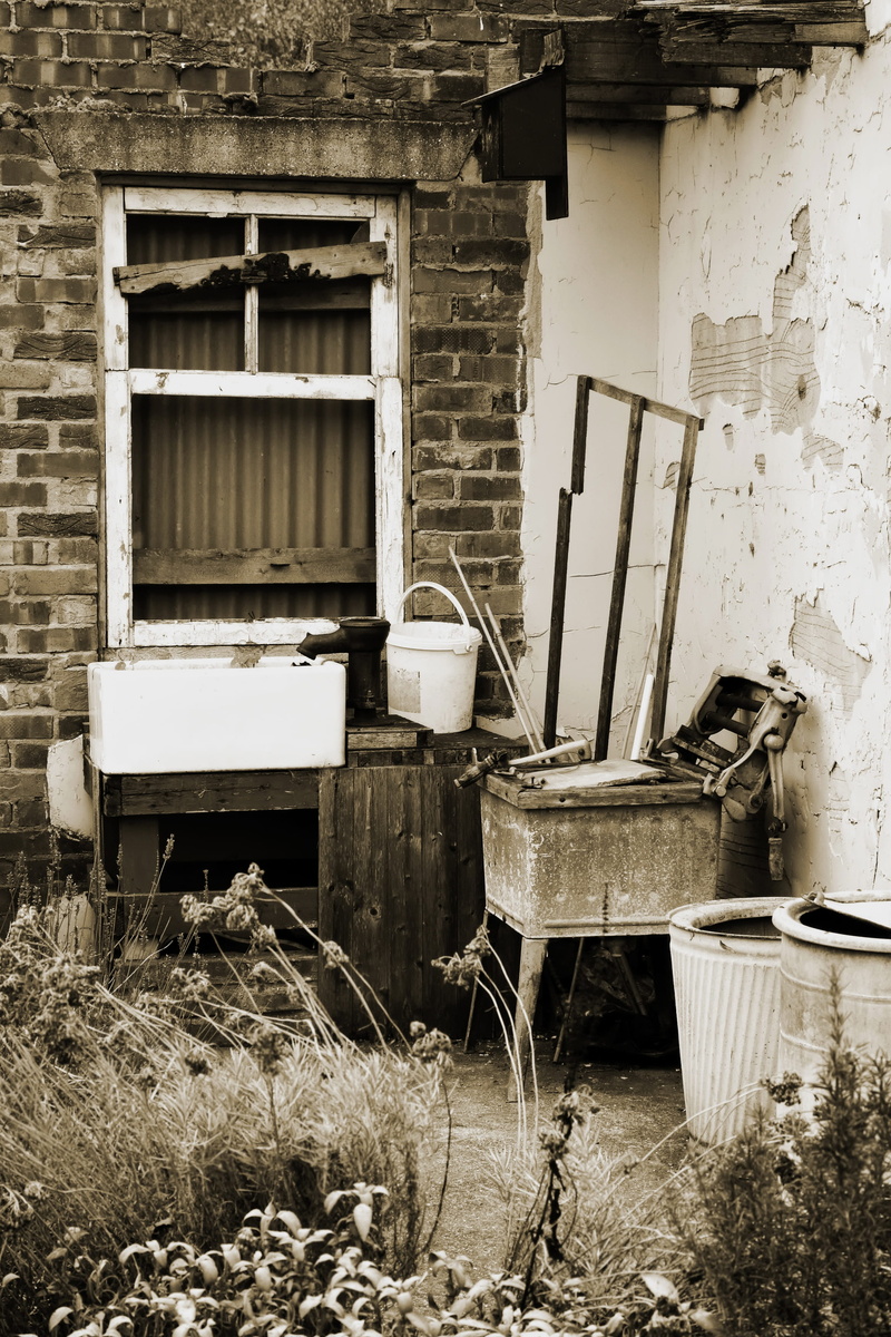 residential district, derelict, old, vacant, empty, built structure, wheel, nature, no people, grass, day, abandoned, neglected, unoccupied, wood - material