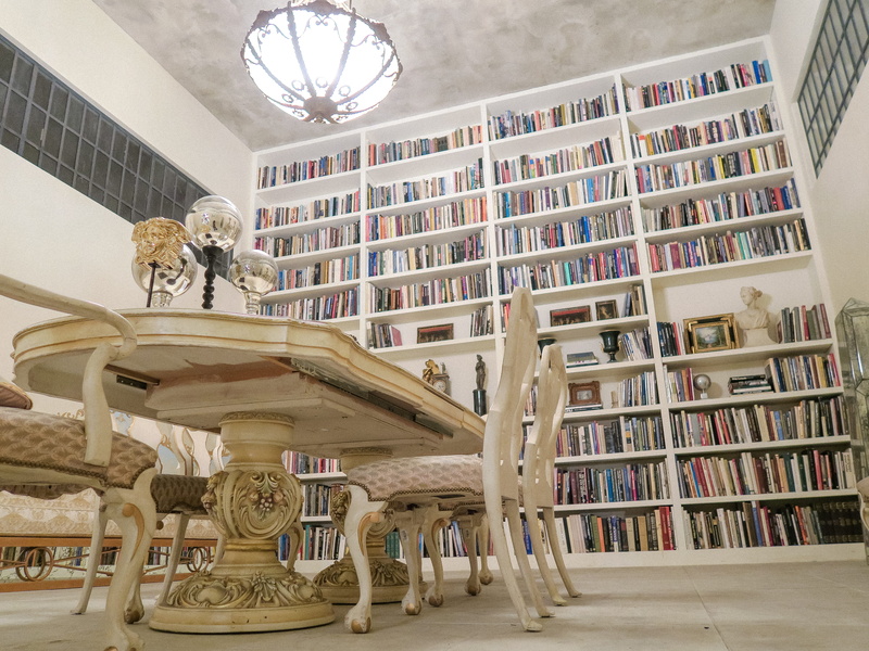 representation, no people, learning, day, book, vacant, architecture, bookshelf, wooden, education, shelf, table, domestic animals, publication, library