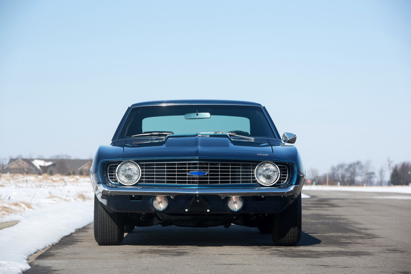 1969, dusk, chevy, blue, copo, chevrolet, zl-1, camaro, cars, 4K, classic