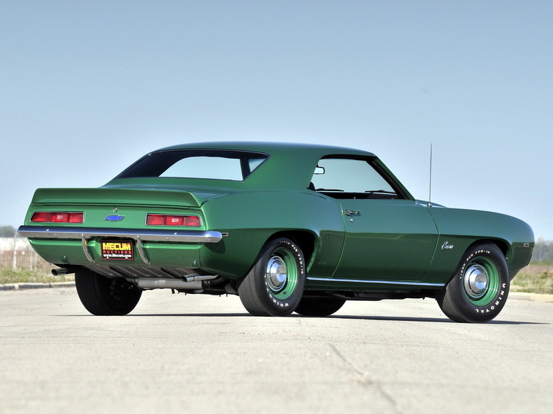 camaro, 1080P, chevrolet, muscle, classic, zl 1, 1969