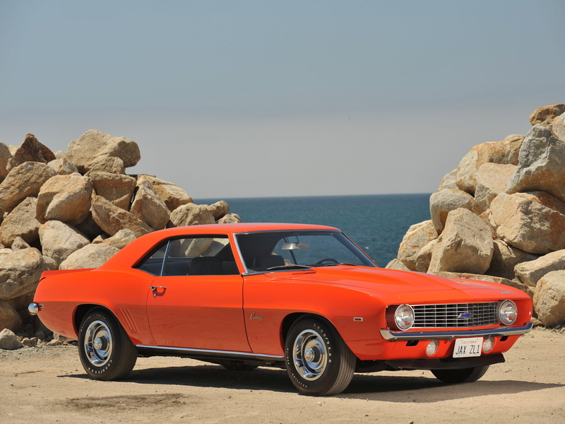 camaro, muscle, 1969, 1080P, zl 1, chevrolet, classic
