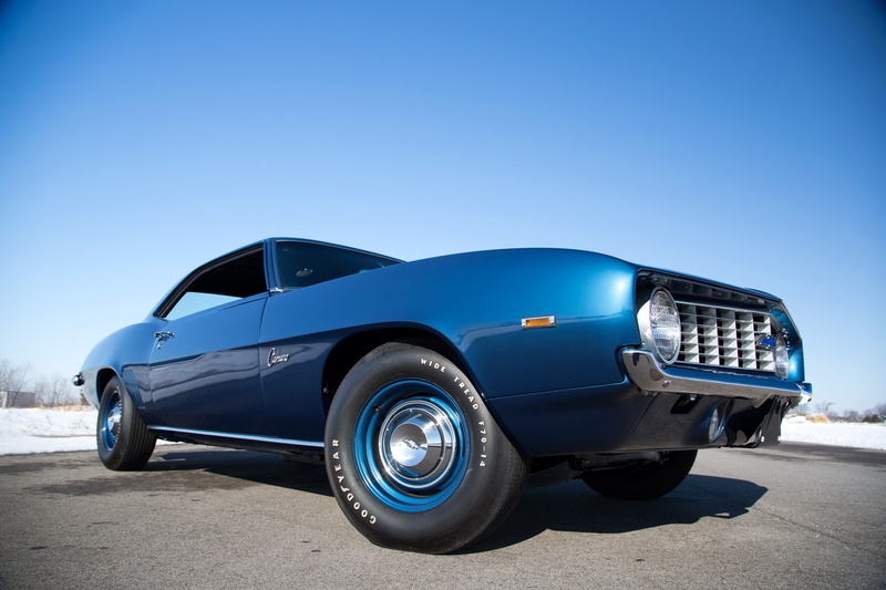 1969, classic, dusk, chevrolet, chevy, 4K, copo, zl-1, camaro, cars, blue