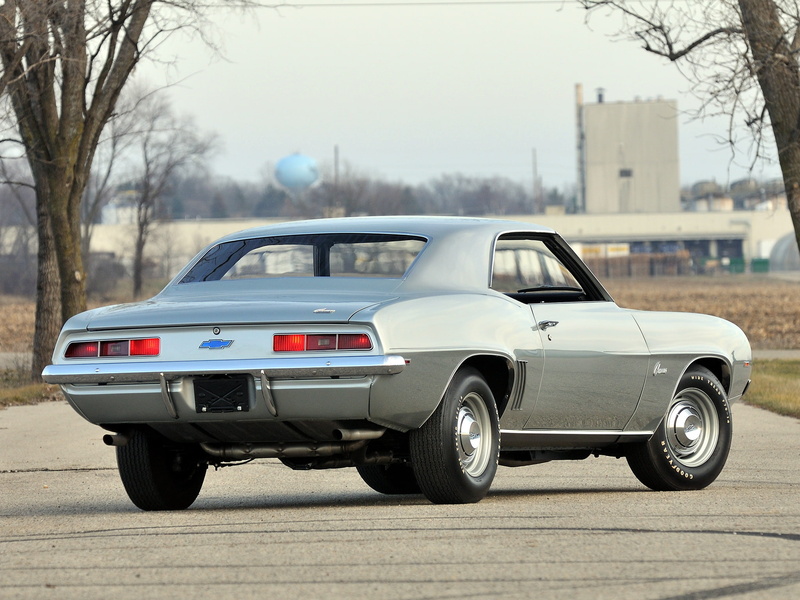 chevrolet, muscle, zl 1, 1969, camaro, classic, 1080P