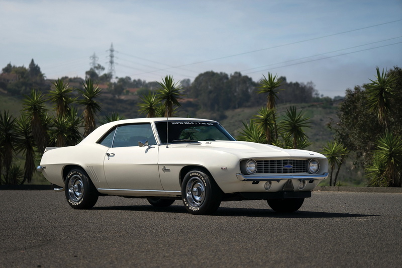 cars, white, chevrolet, zl-1, 1969, copo, 4K, coupe, camaro, dover