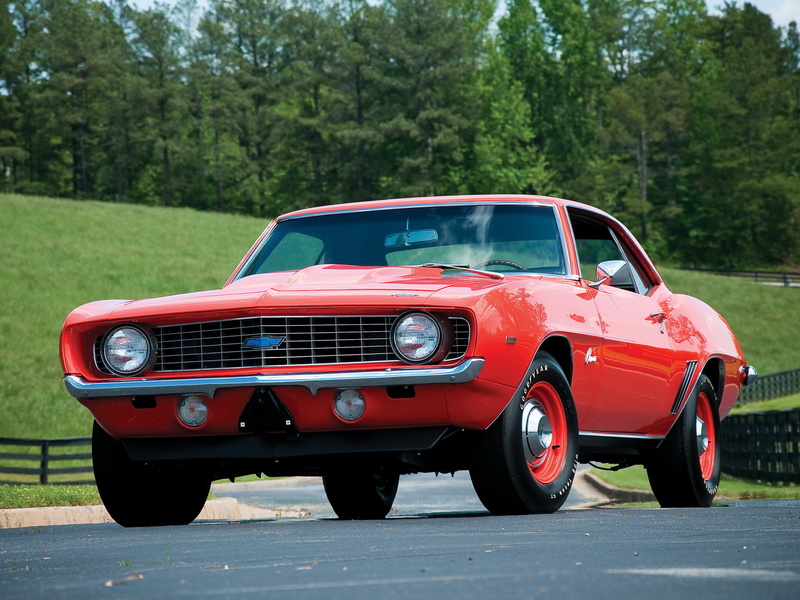 muscle, classic, chevrolet, 1969, 1080P, zl 1, camaro