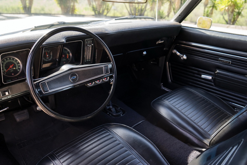 camaro, chevrolet, dover, copo, cars, interior, zl-1, white, 4K, coupe, 1969