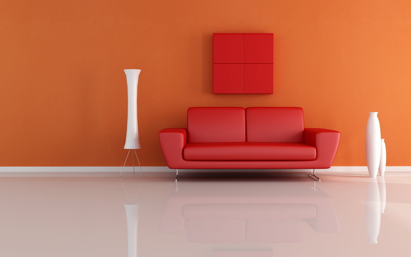 leather, empty, sofa, chair, seat, luxury, flooring, red, home showcase interior, house, design, domestic room, architecture, indoors, 1080P, home interior