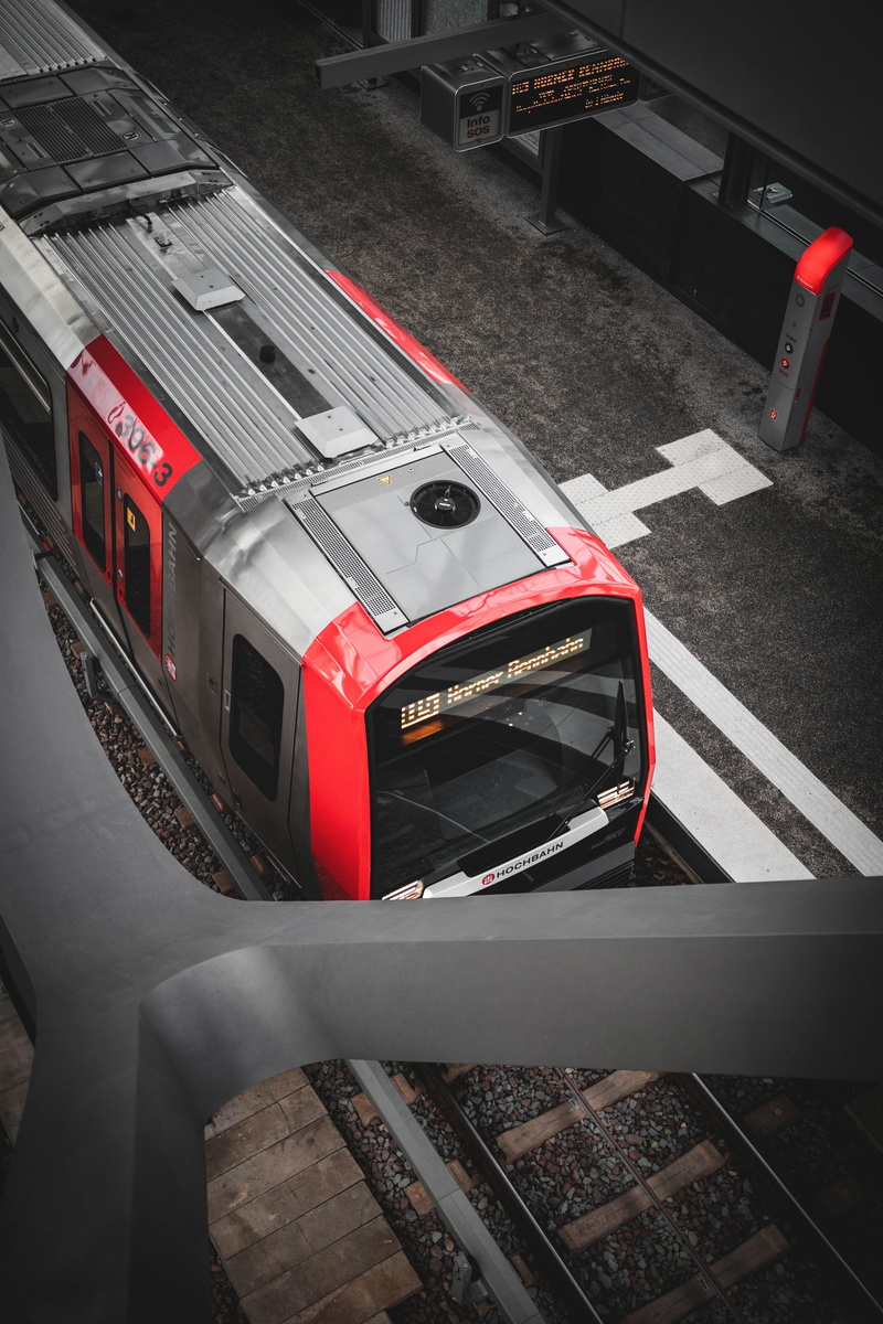 outdoors, moody, motor vehicle, deutschland, germany, railroad station platform, background, railroad track, vehicle, high angle view, rail transportation