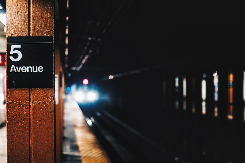 architecture, subway, train - vehicle, communication, avenue, train, transportation, public transportation, photography, plank, no people, dark, 5 avenue