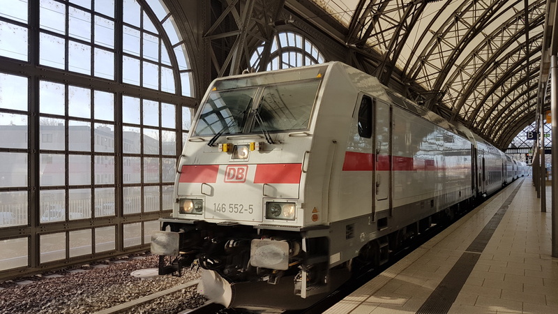dresden, public transportation, indoors, public, transport, built structure, train, railroad Track, no people, day, passenger train, arrival, hbf, train - vehicle