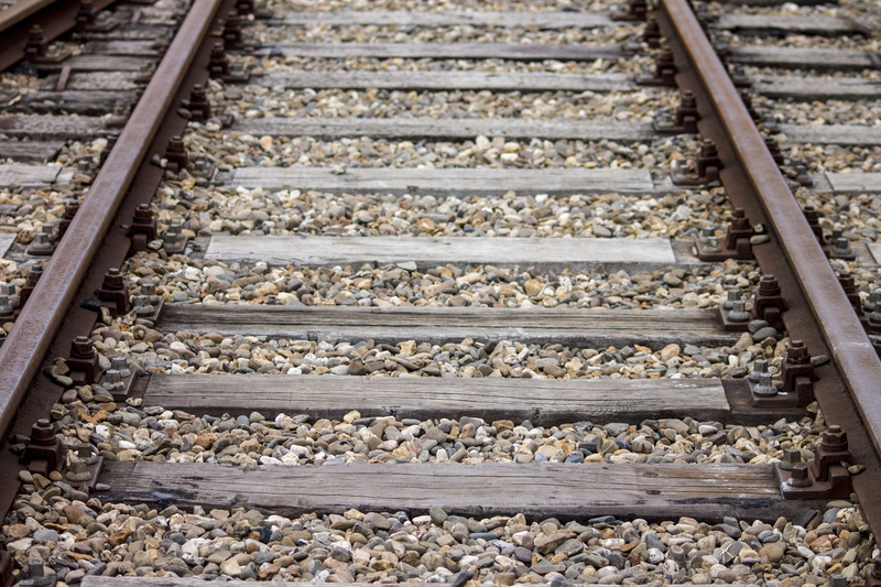 stone - object, bills of exchange, railway, direction, rails, architecture, gravel, public transportation, trains, the way forward, rail transportation