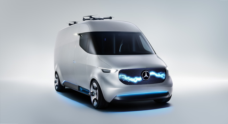 8k, 5K, Mercedes-Benz Sprinter Vision Van, electric car