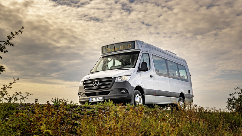Bus, Car, 4K, White, photo, 2019 Sprinter City, Mercedes-Benz