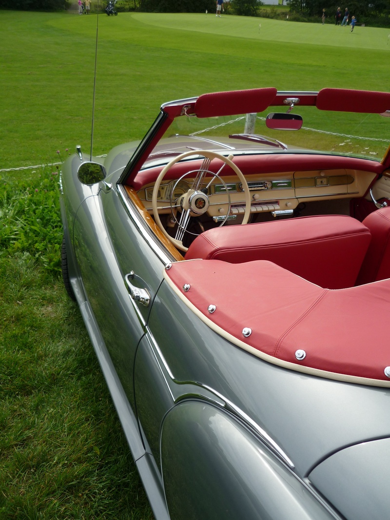 no people, field, luxury, convertible, 2K, sport, nautical vessel, auto, transportation, plant, car, interior, oldtimer, grass, high angle view, windshield