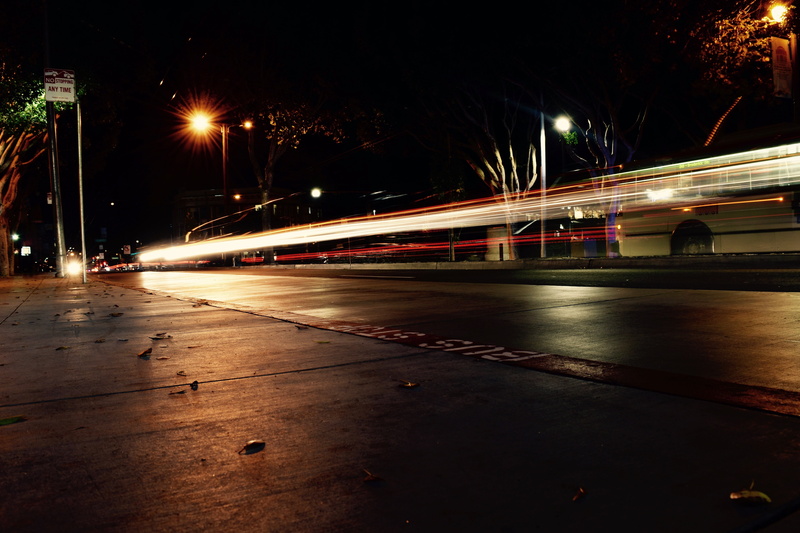 long exposure, lighting equipment, avenue, night, speed, architecture, bridge, motion, city street, urban, city life, bridge - man made structure, traffic
