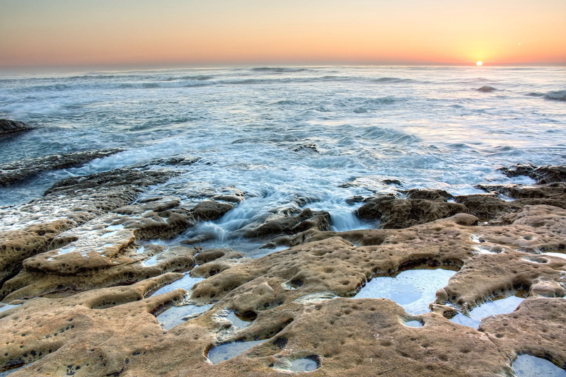 Somewhere in America, sunset, waves, sea, coastline, hour, scenics, blue, golden, nature, golden hour, mobile, filter, uploaded, 1080P, beach, america
