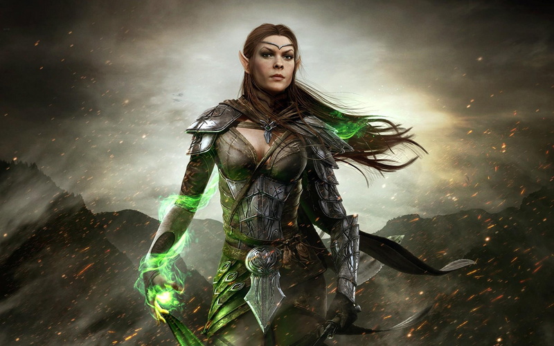 1080P, the elder scrolls, games, online, girl, elder, scrolls, outfit
