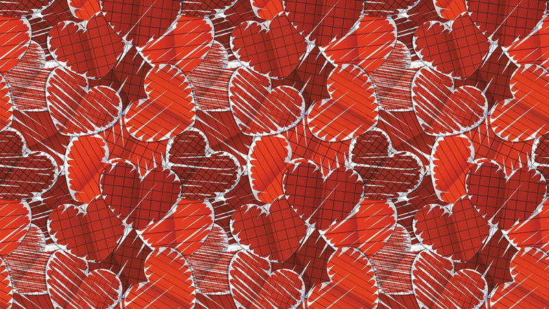 Pattern, Hearts, Valentines Day, Love Symbols, Love hearts, 2K