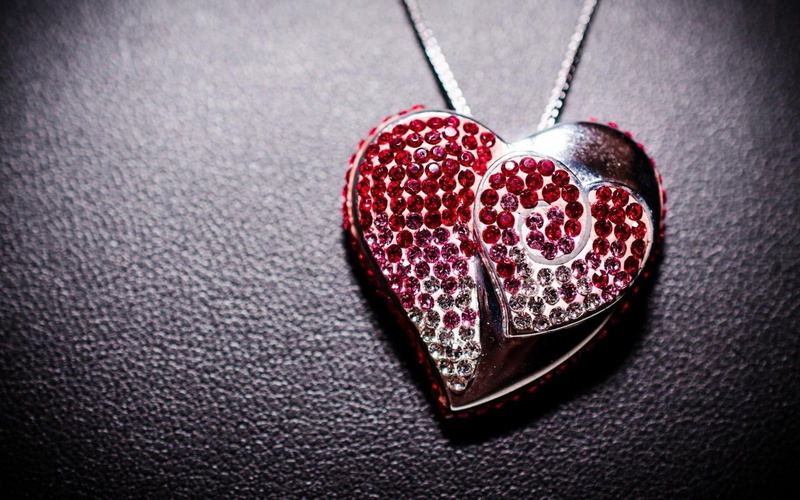 jewelry, heart, love, pendant, 720P