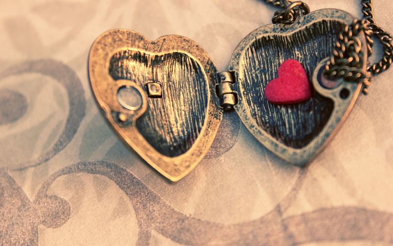 pendant, chain, 1080P, heart, necklace