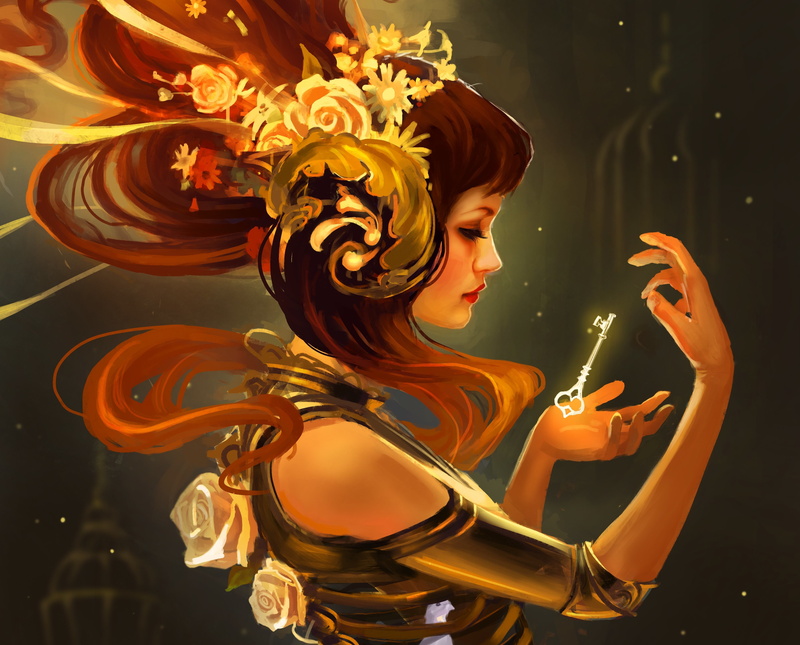 Keys, px, x, Headdress, hd, fantasy, fantasy art, cars, art, 4787x3858 px, women, 4K, audi, gold