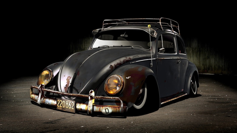 animals, cars, bug, art, rod, hd, 720P, bugs, x, Old, rat
