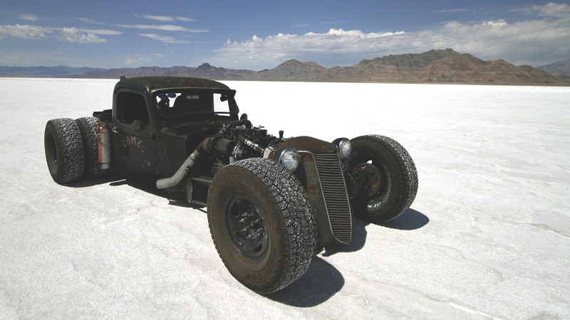 cars, bonneville, rod, 1080P, 1920x1080, rat rod, vinyl, black, rat, car