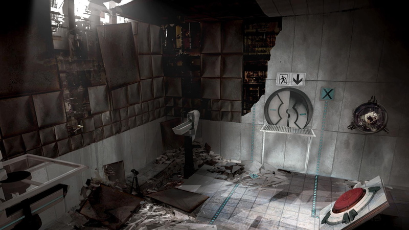 old, white, test, floor, chamber, tiled, gray, 1080P, hd, test chamber