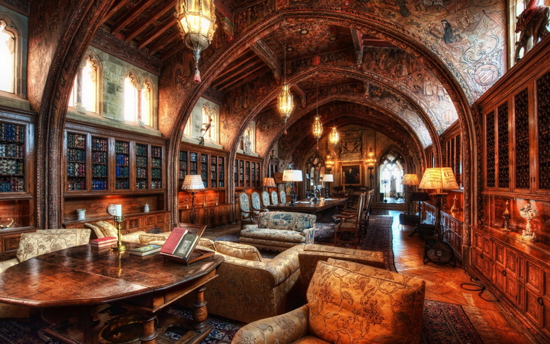 history, chamber, interior, animals, historical, 2K