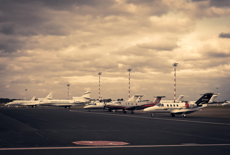 airliner, airplanes, flights, mode of transportation, take off, aerospace industry, wing, airport runway, sunset, airline, road, 4K, parked, turbine, aviation