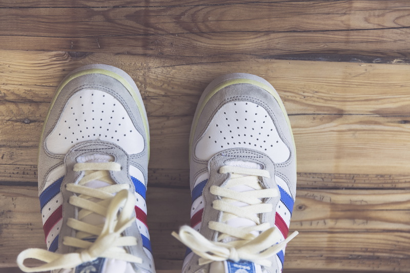 fashion, neo-urban, body part, vintage, hall shoes, still life, adidas, blue, low section, real people, surface, close-up, 5K, pair, high angle view, sneakers