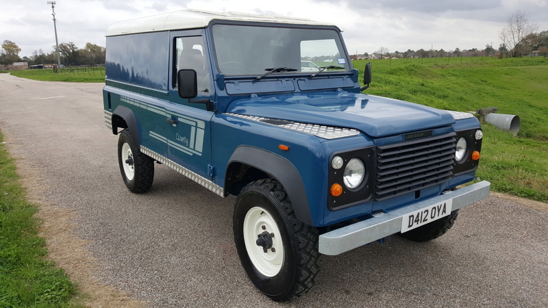 Blue Car, SUV, Land Rover, Off-Road, Old Car, Land Rover Defender, 1080P, Car, Land Rover Defender 110