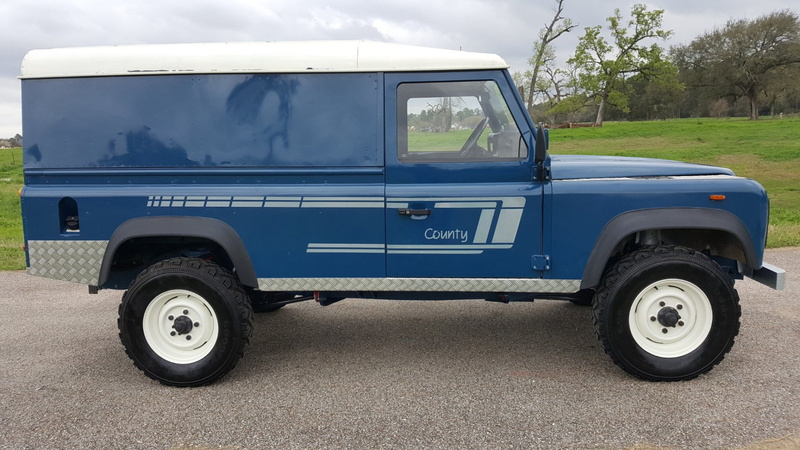 Land Rover Defender, Blue Car, Car, SUV, Land Rover, Old Car, Land Rover Defender 110, Off-Road, 1080P