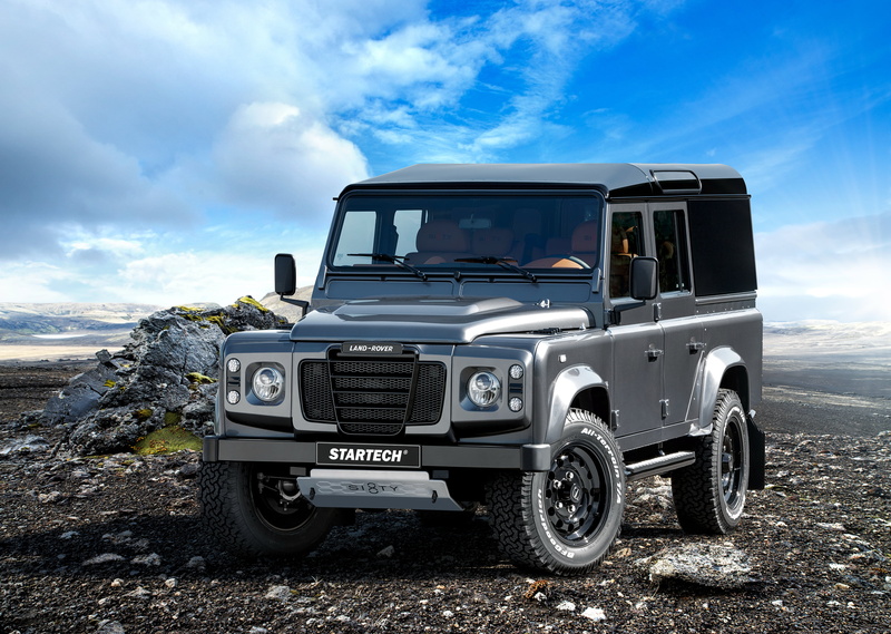 outdoors, defender, one person, mode of transportation, travel, gray, landscape, land vehicle, car, motor vehicle, land, stationary, real people, sky, Startech