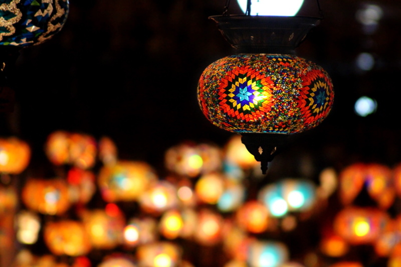 electric lamp, celebration, colorful, indoors, stain, bright, sphere, abundance, decoration, multicolored, electric light, orange, design, stained glass