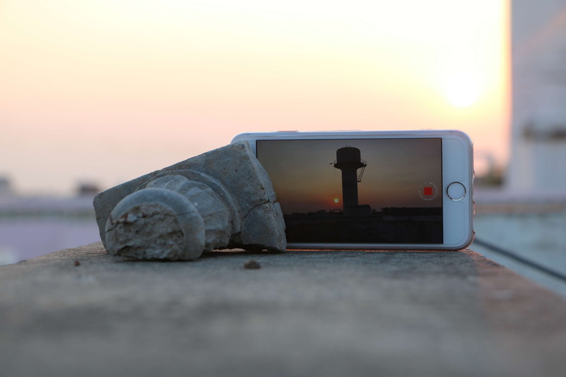 technology, iphone, sky, 4K, sunset, television set, human limb, nature, wireless technology, outdoors, dusk, street, surface level, shoot, iphone 6 plus