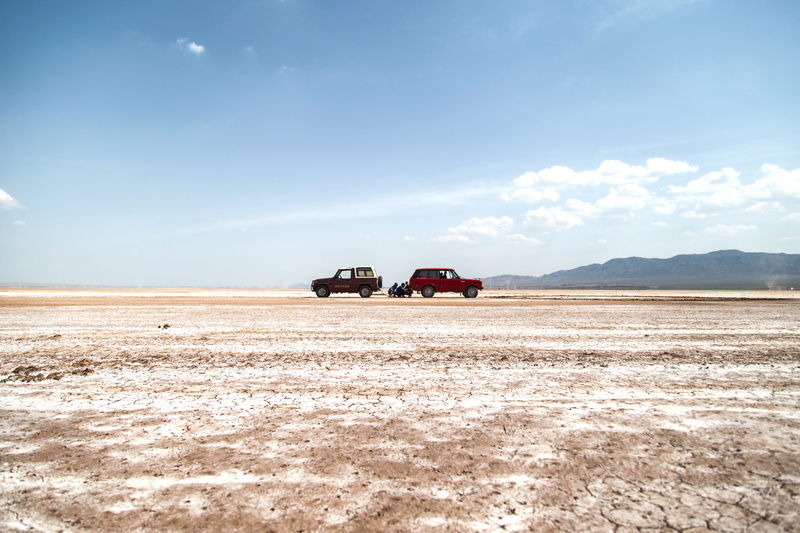 cloud - sky, travel, arid climate, nature, motor vehicle, transportation, field, landscape, day, car, alborz province, environment, desert, road trip, beauty in nature