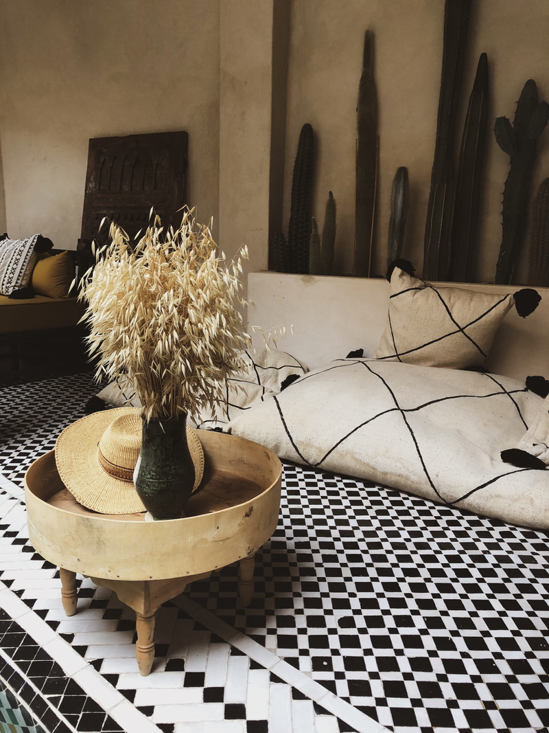 still life, container, waiting room, blossom, living room, tabletop, plant, wall - building feature, architecture, furniture, pillow, coffee table, flower
