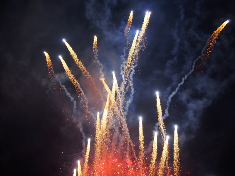 cloud - sky, fireworks, 4K, exploding, arts culture and entertainment, illuminated, sparks, firework display, smoke - physical structure, new years eve