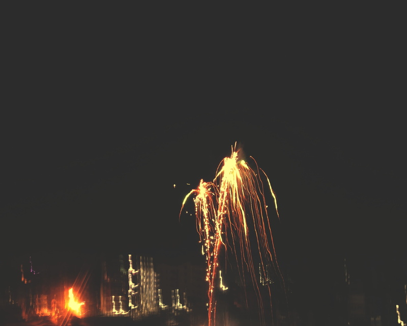illuminated, blurred motion, landscape, crowd, bonfire, 2K, firework - man made object, long exposure, clear sky, fire, glowing, theme park, outdoors