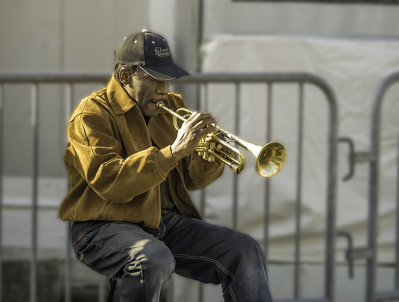 men, real people, brass, man, trumpet, young men, one person, horn, brass instrument, skill, street musician, jazz, focus on foreground, three quarter length