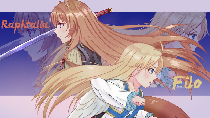 Anime, 2K, Filo (The Rising of The Shield Hero), The Rising of the Shield Hero, Raphtalia (The Rising of the Shield Hero)