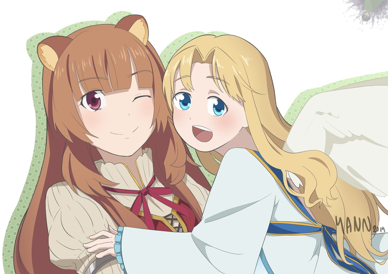 4K, The Rising of the Shield Hero, Filo (The Rising of The Shield Hero), Raphtalia (The Rising of the Shield Hero), Anime