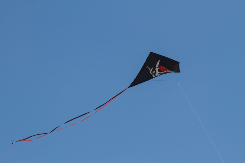 dragons, nature, freedom, patriotism, summer, motion, waving, sky, flying kites, copy space, flying, hobby, 5K, no people, kite - toy, wind, clear sky