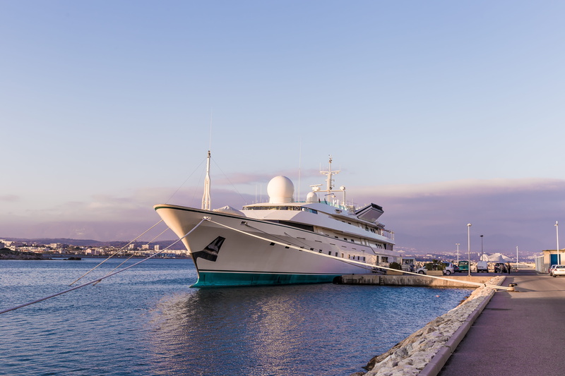 5K, day, pier, moored, shipyard, copy space, sailboat, passenger craft, built structure, ship, antibes, green, architecture, riviera, yacht, luxury, no people