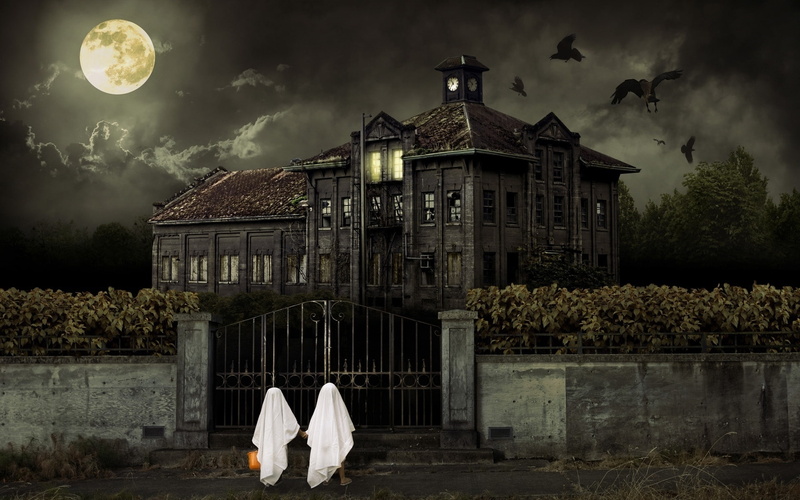 dark, scarry, halloween, night, celebration, scared, 1080P, walk
