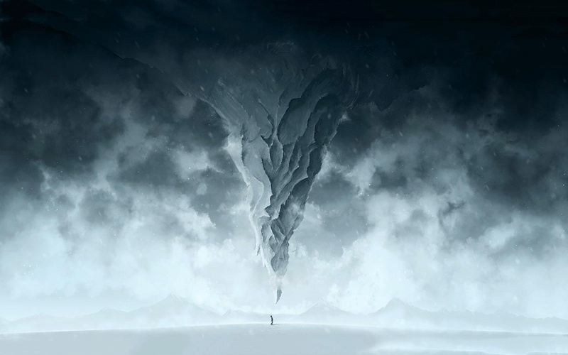 other art, alone, art, snowstorm, 1080P