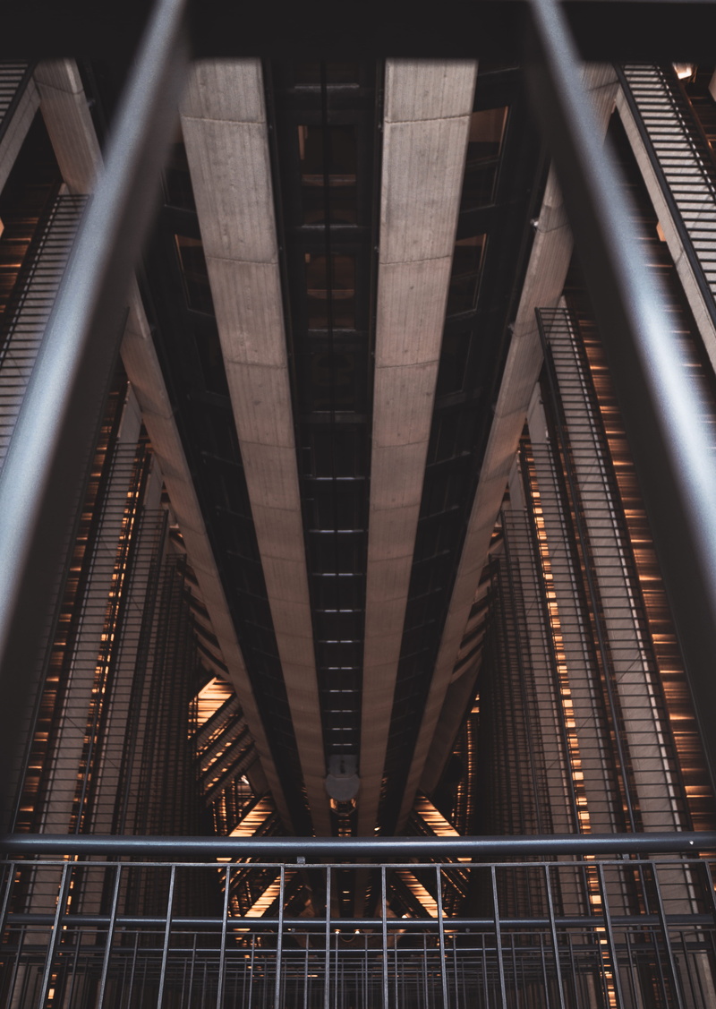 cityscape, 5K, symmetry, center, view, light - Natural Phenomenon, illuminated, skyscraper, financial District, city Life, window, finance, facade, moody edit